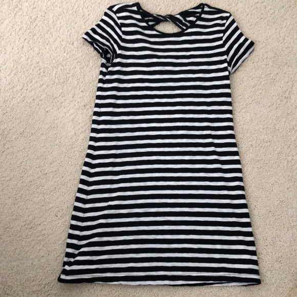 GAP stripe dress with cutout in back. - Picture 1 of 3